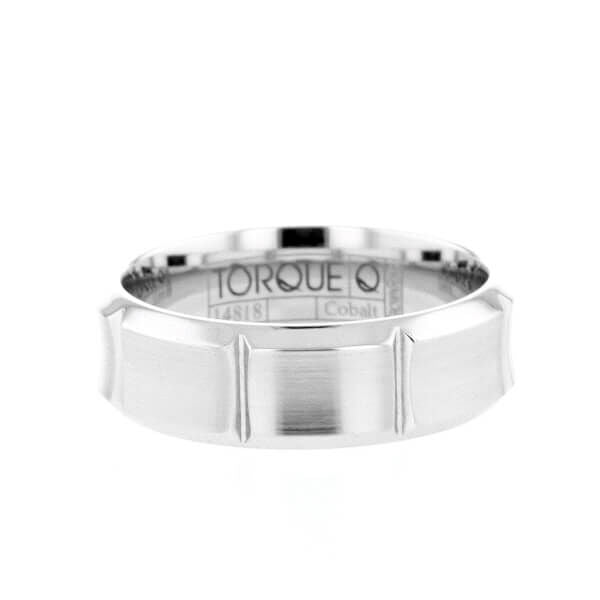Block Cobalt Wedding Ring