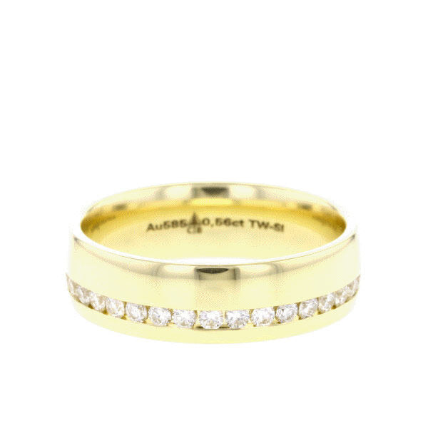 Christian Bauer Classic Dome Diamond Wedding Ring