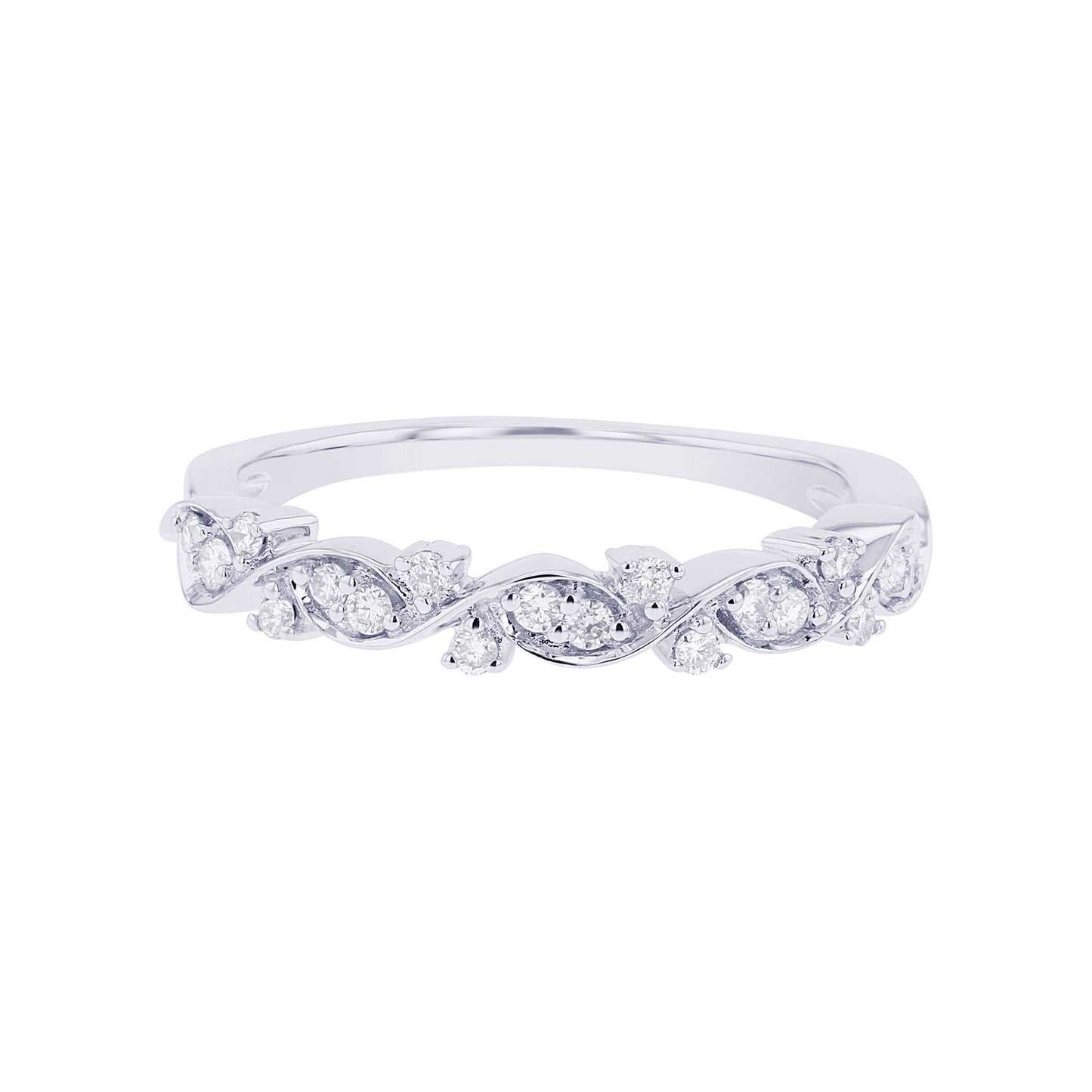 Tamar Twist Diamond Wedding Ring