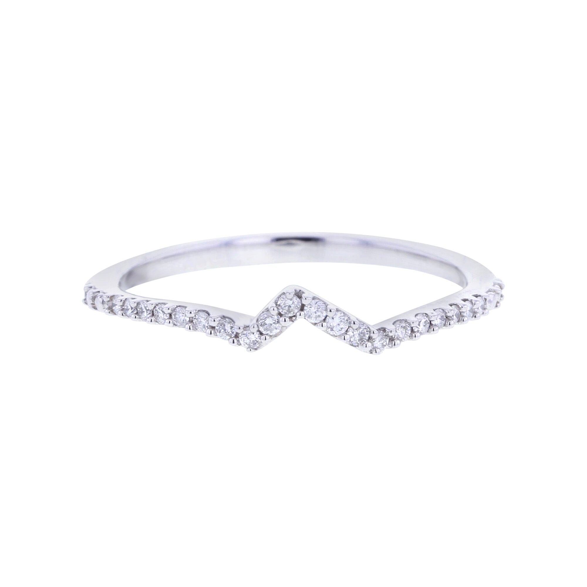 Bypass Mirage Diamond Wedding Ring