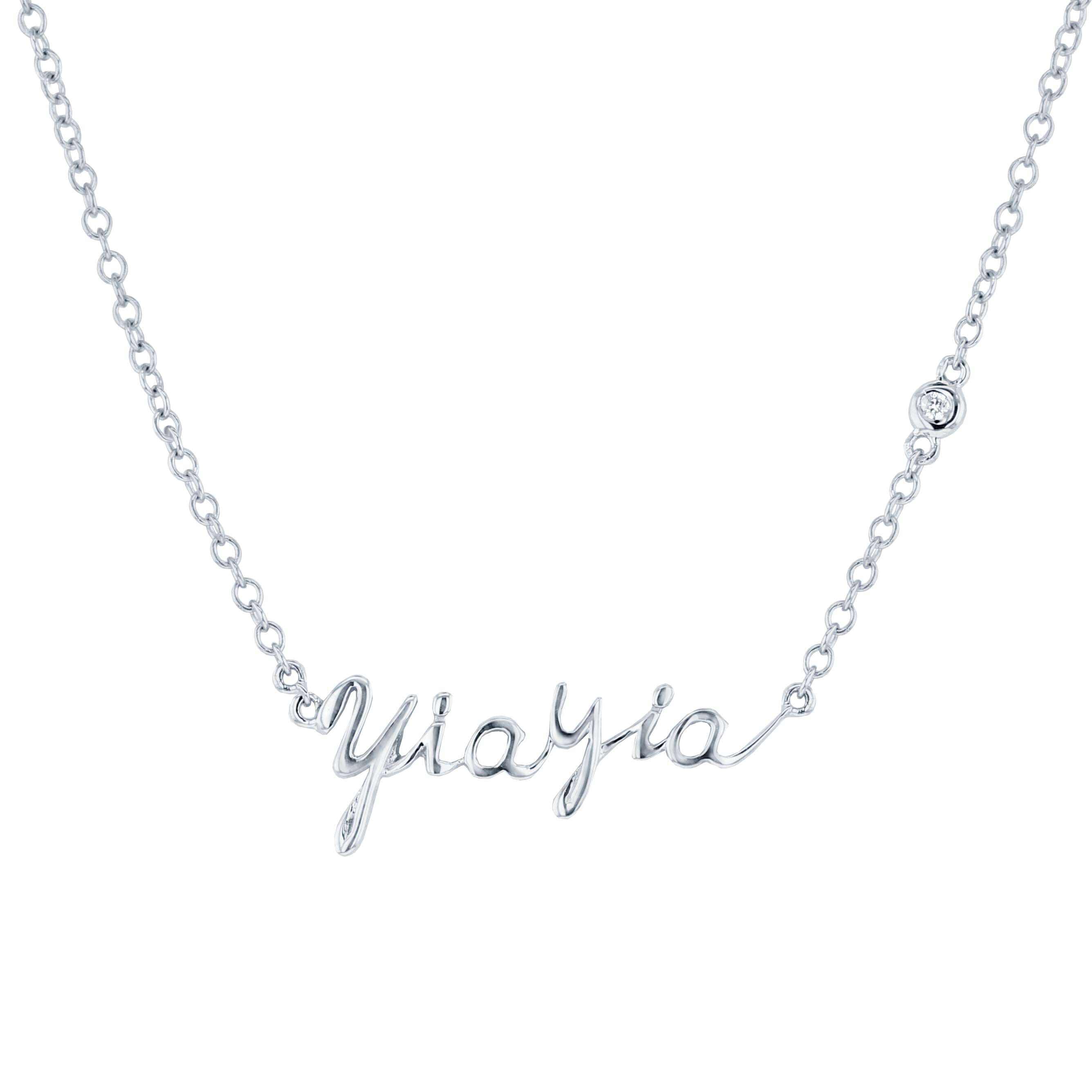 Silver YiaYia Diamond Necklace – Steven Singer Jewelers