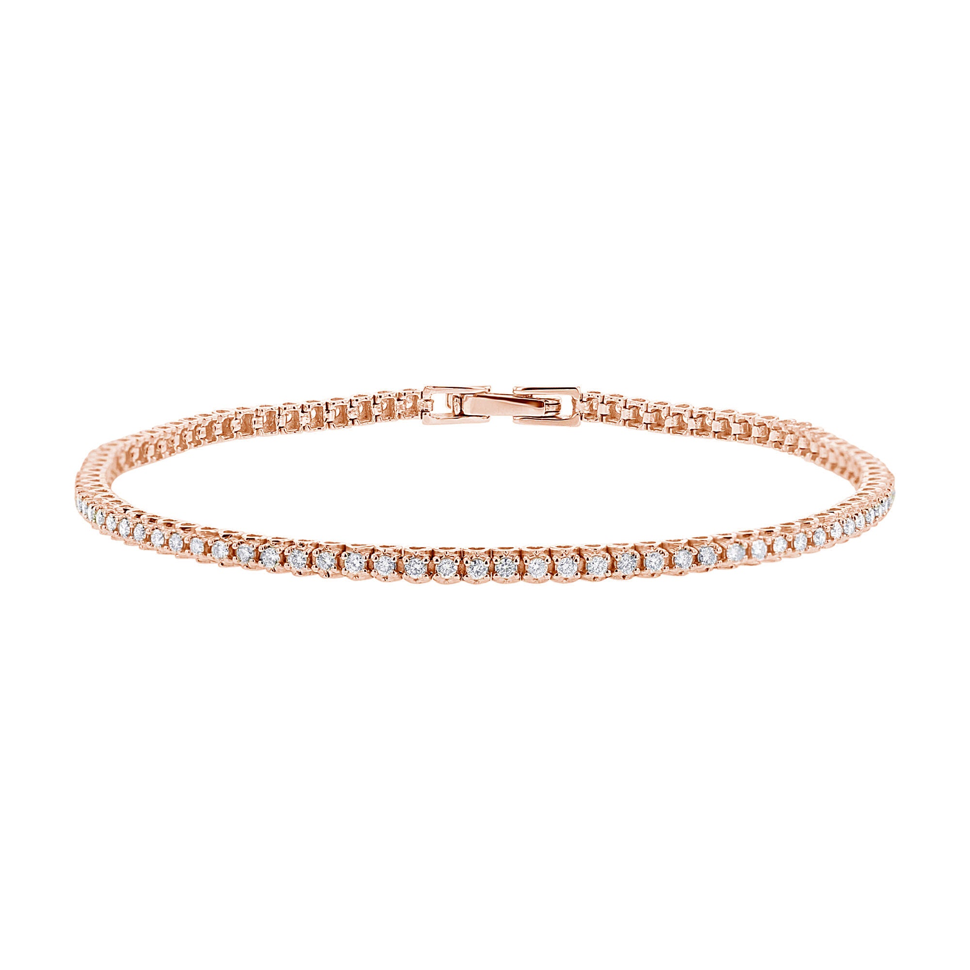 Triangle Shape With Diamond Fancy Design Rose Gold Bracelet - Style Lbra100  – Soni Fashion®