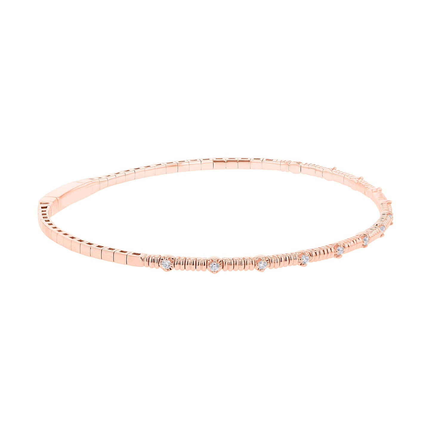 Gallant Stackable Diamond Bangle Bracelet