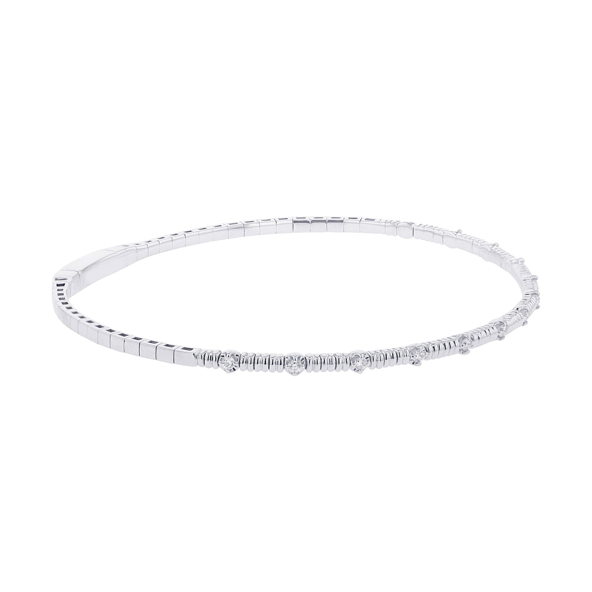 Gallant Stackable Diamond Bangle Bracelet