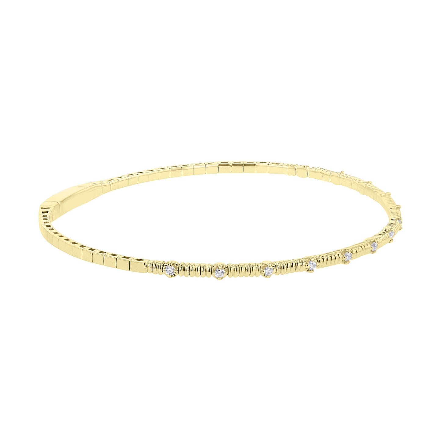 Gallant Stackable Diamond Bangle Bracelet