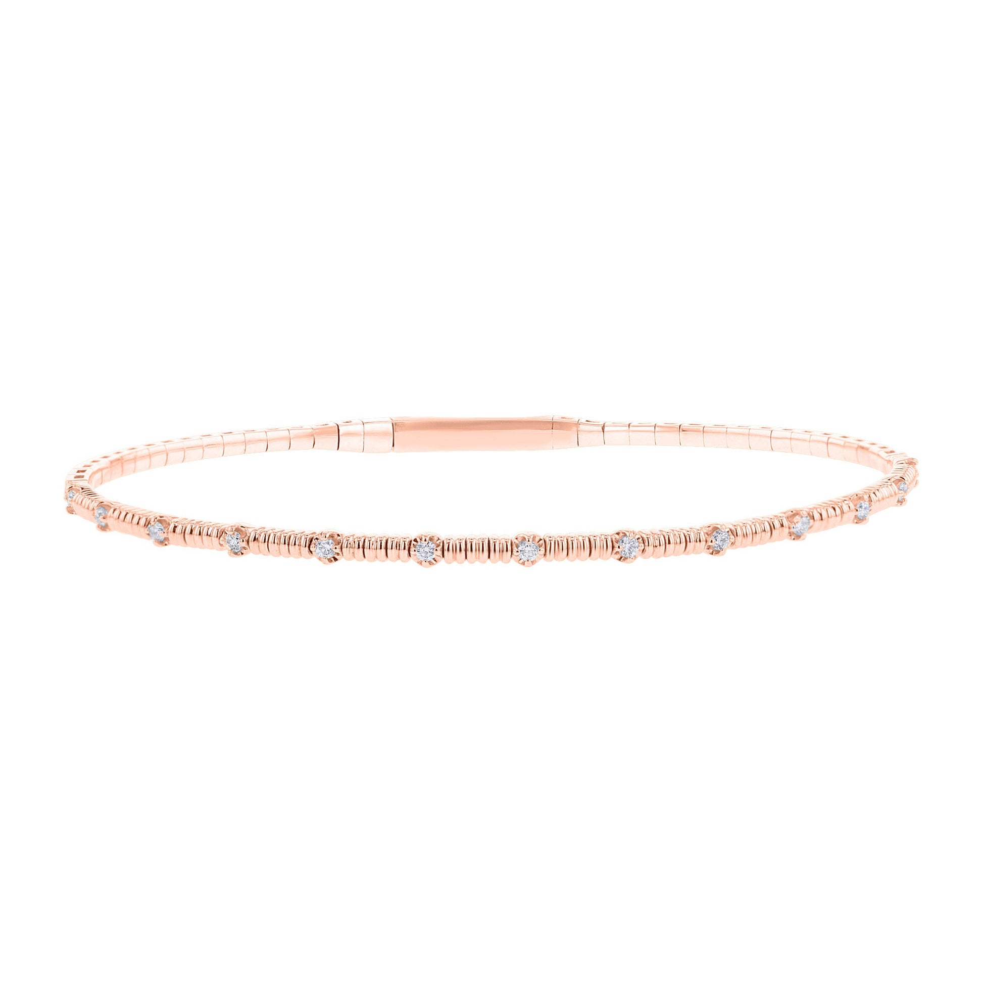 Gallant Stackable Diamond Bangle Bracelet