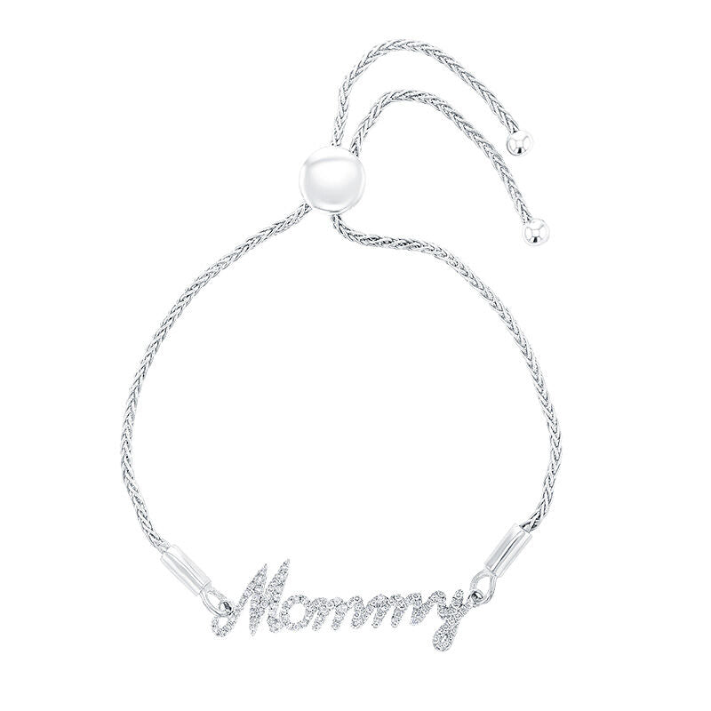 Classic Mommy Diamond Bracelet