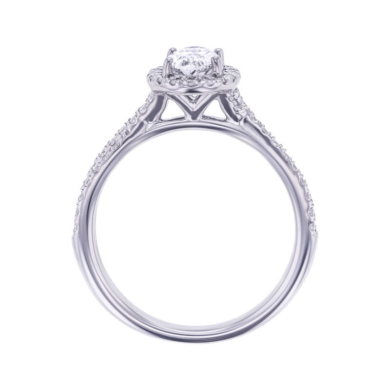 Blanca Halo Diamond Ring