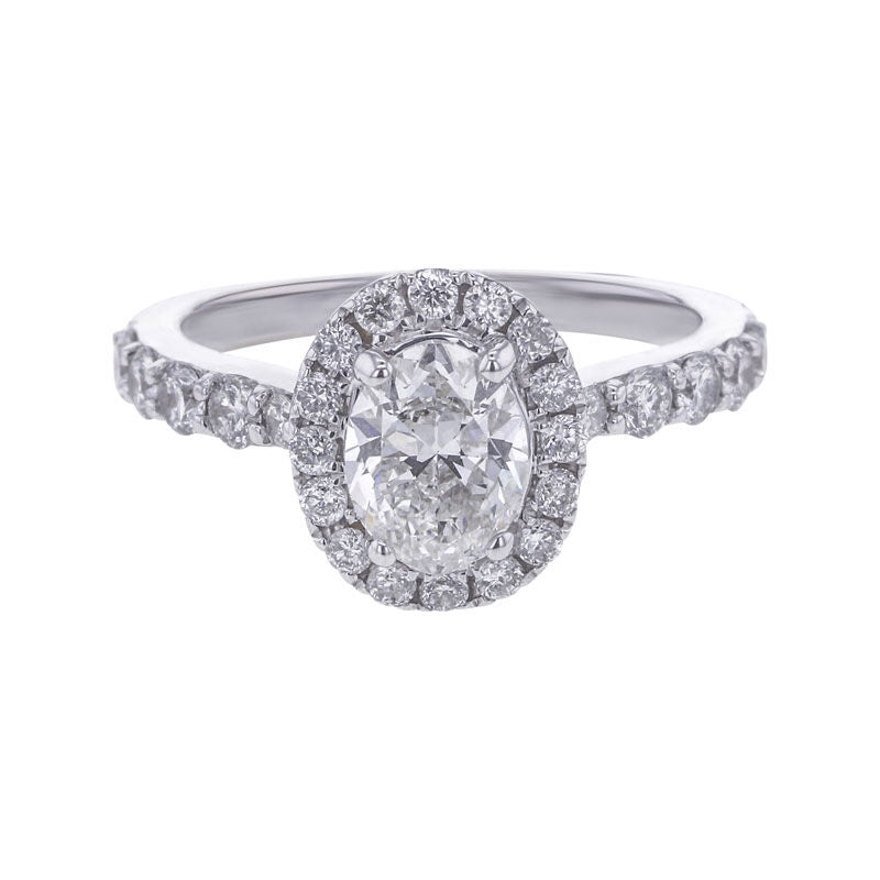 Blanca Halo Diamond Ring