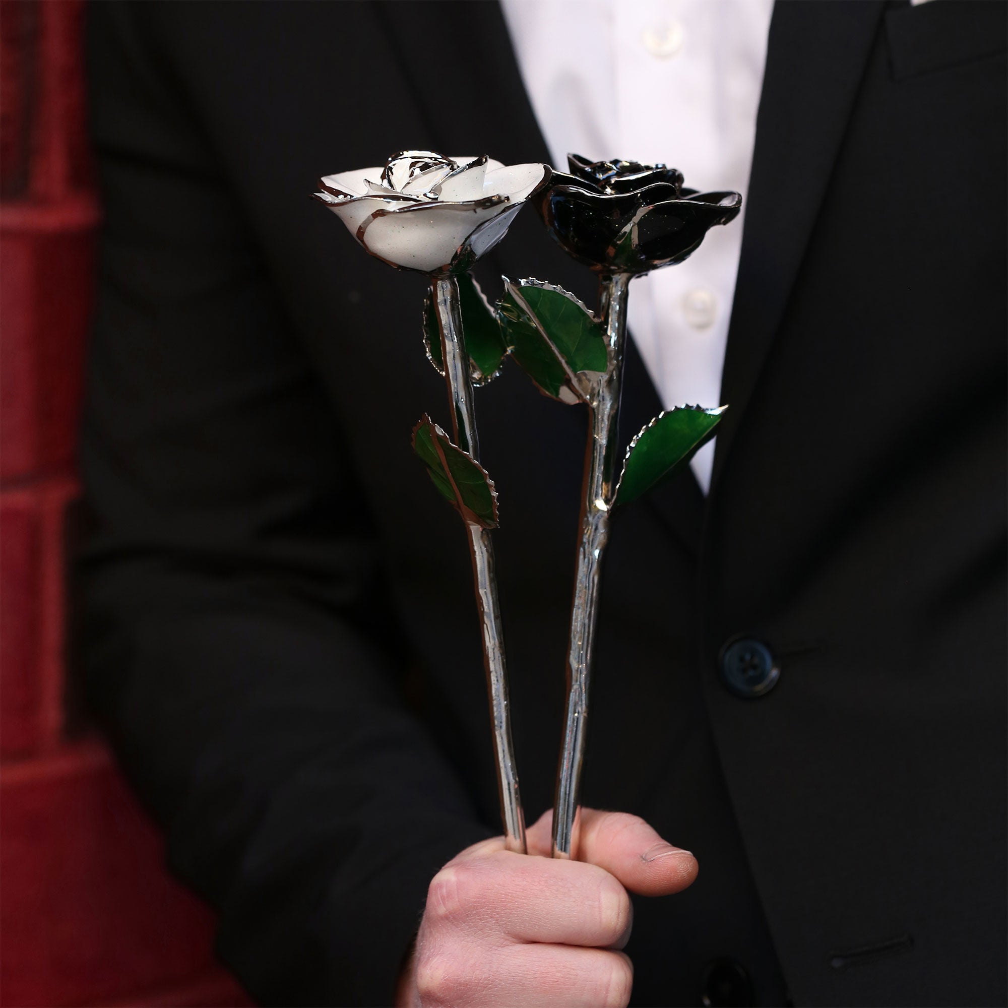 24 Karat Gold Dipped Roses | Steven Singer Jewelers