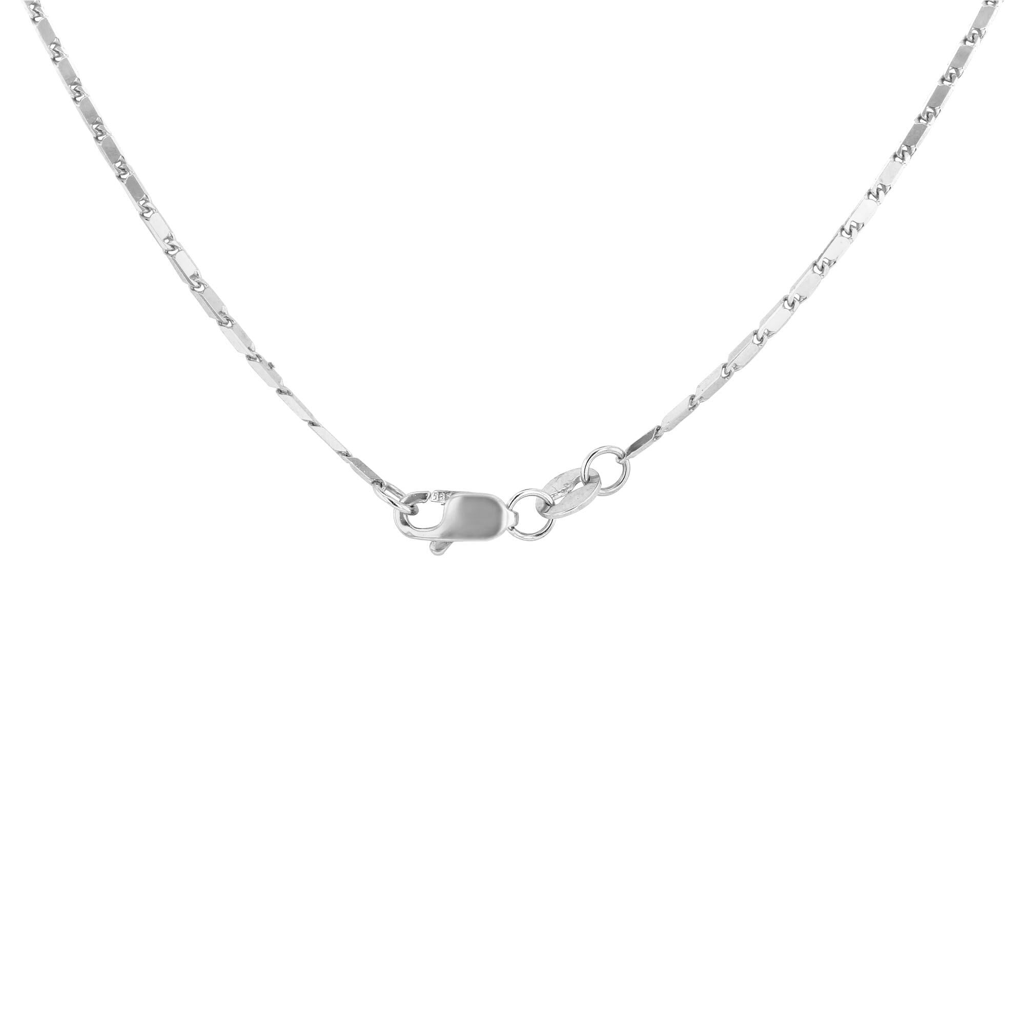 Remington Mirror Link Chain Necklace 20