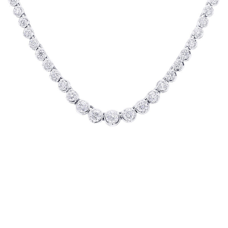 Miracle Diamond Tennis Necklace 3 1/2ct