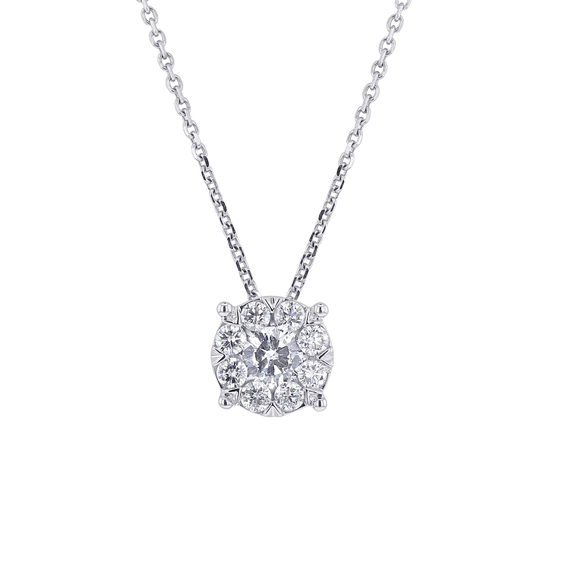 Miracle Elegant Diamond Necklace 3/4CT