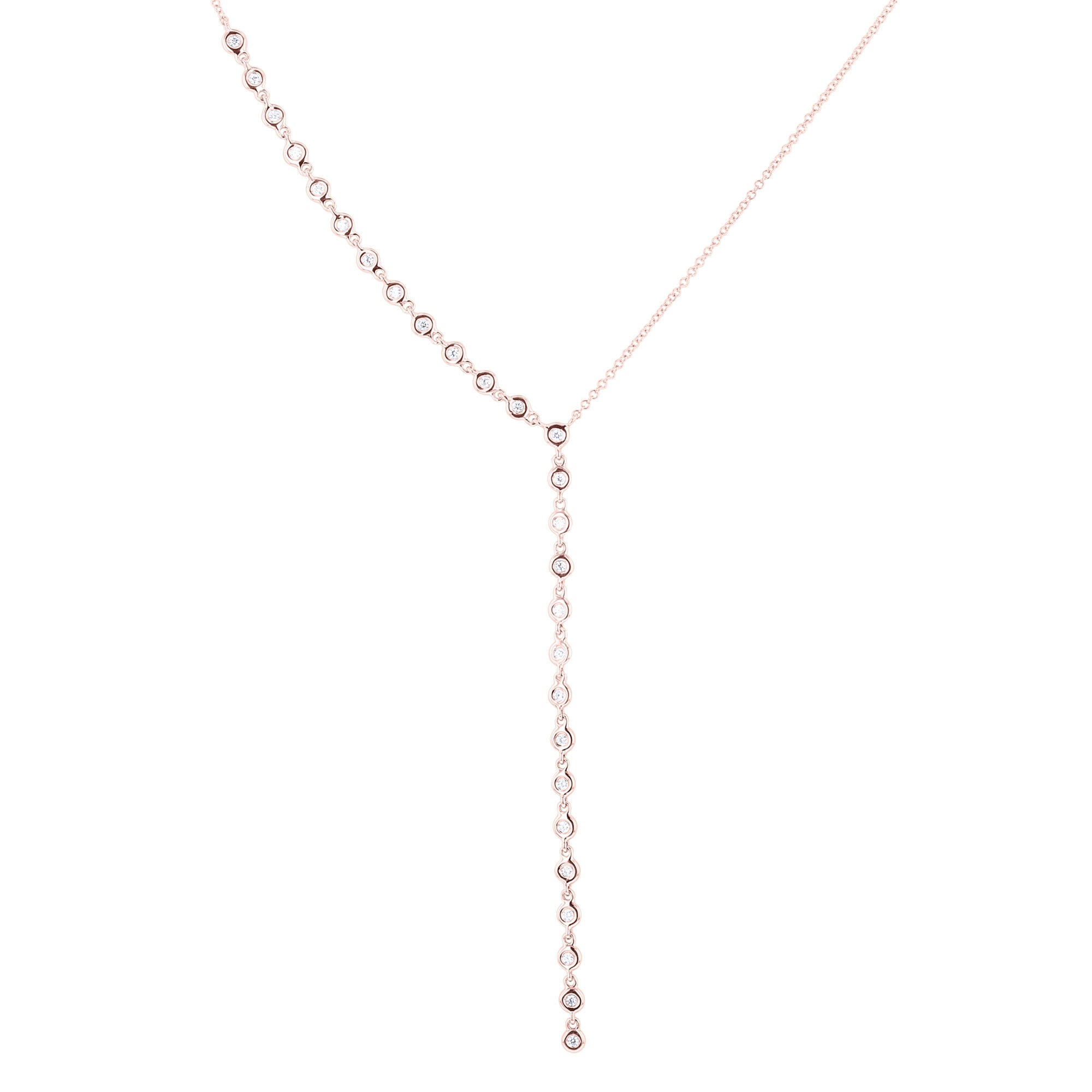 Waterfall Lariat Diamond Necklace