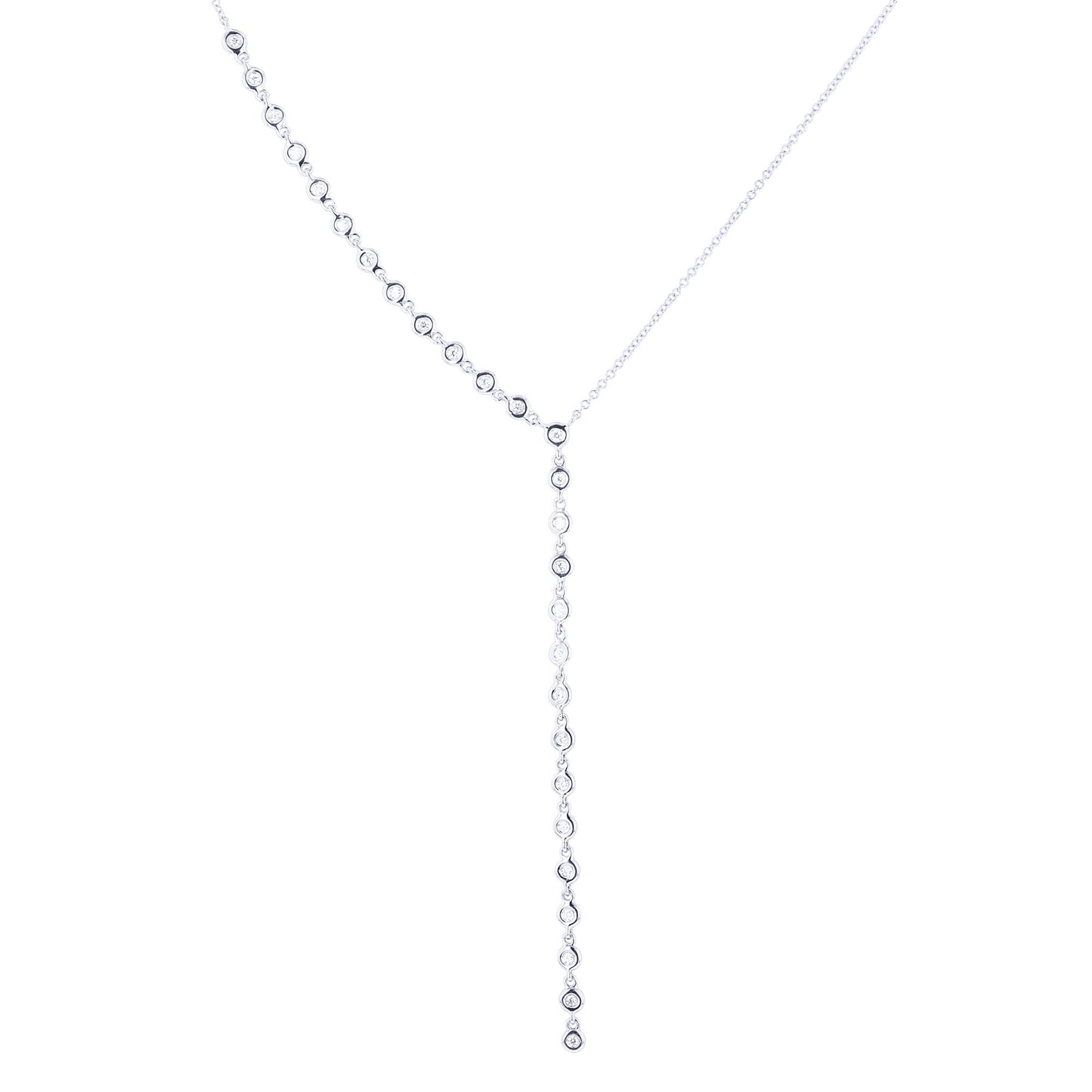 Waterfall Lariat Diamond Necklace