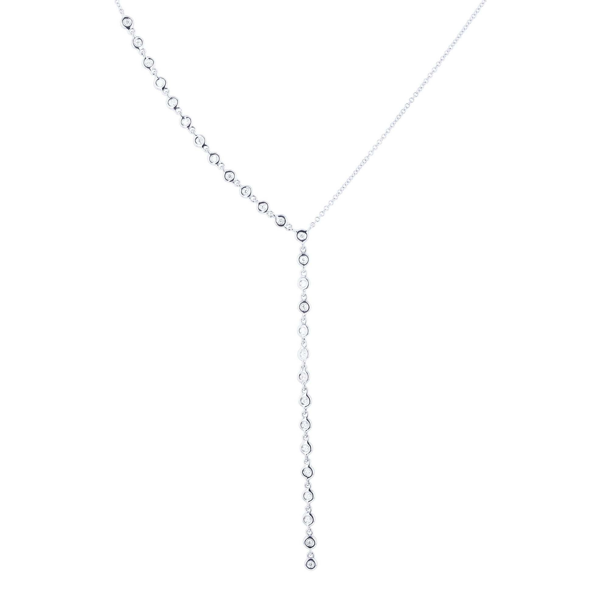 Waterfall Lariat Diamond Necklace