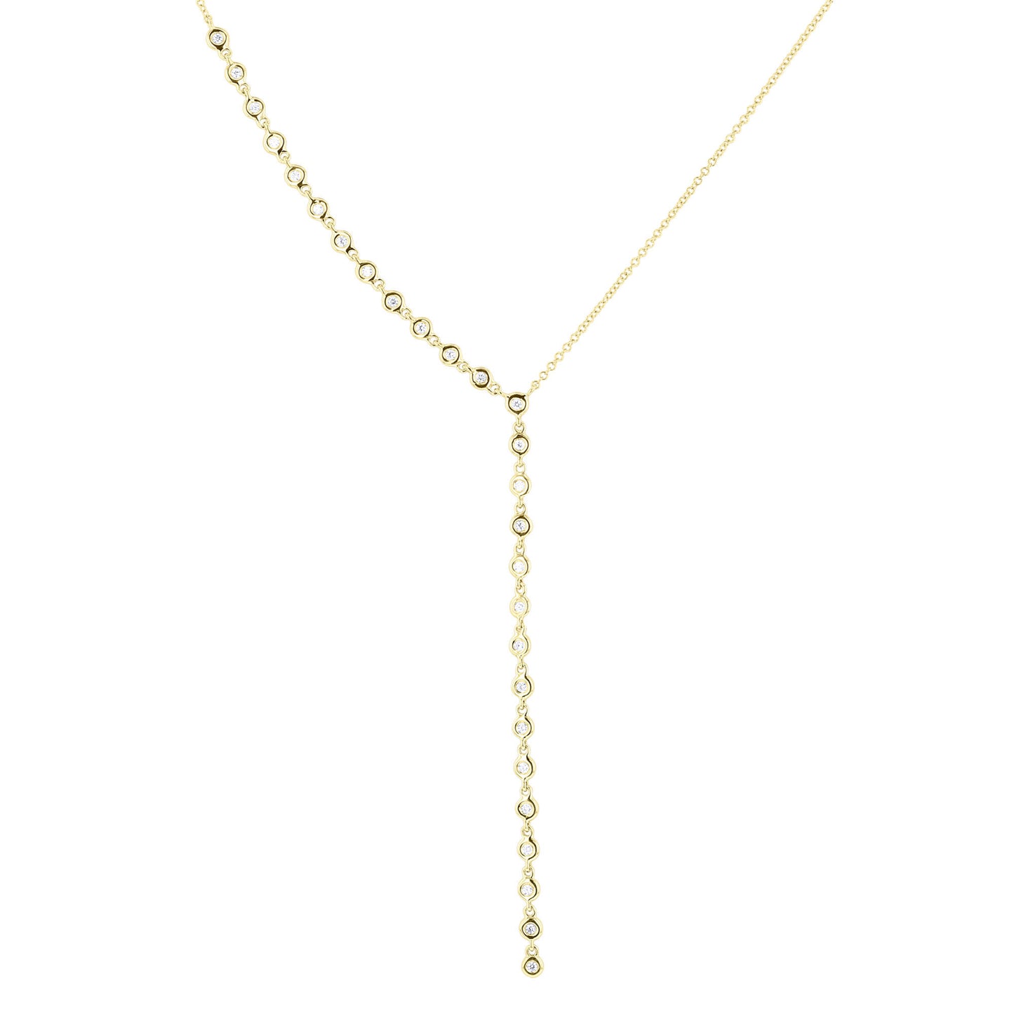 Waterfall Lariat Diamond Necklace