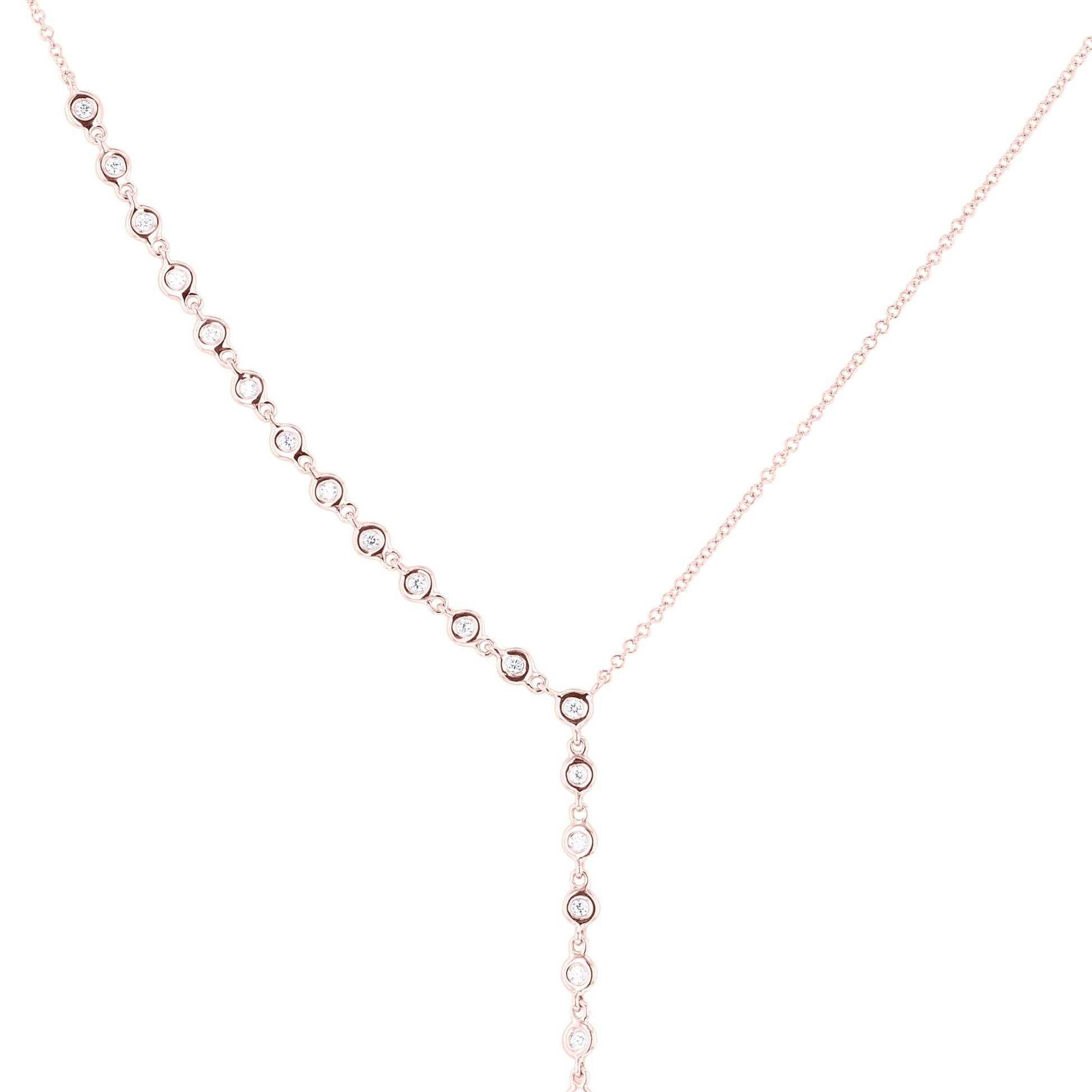 Waterfall Lariat Diamond Necklace