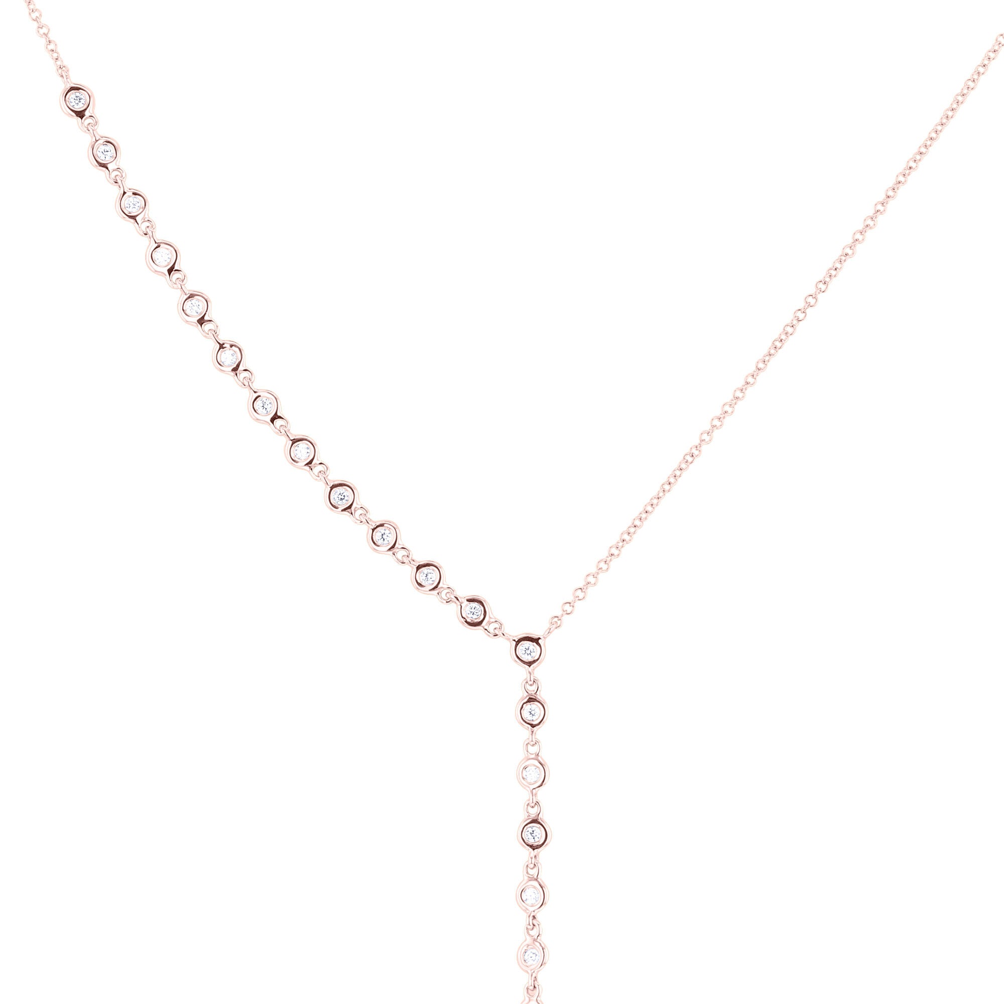 Waterfall Lariat Diamond Necklace