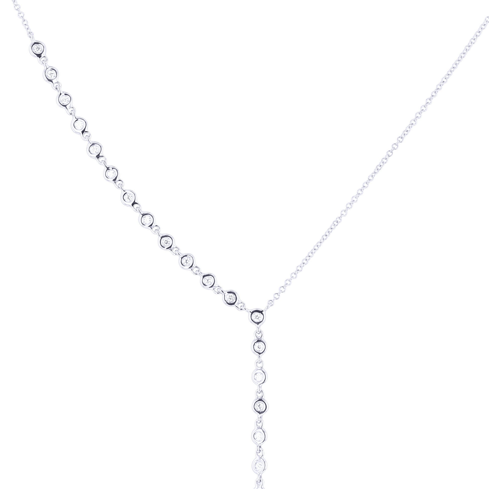 Waterfall Lariat Diamond Necklace