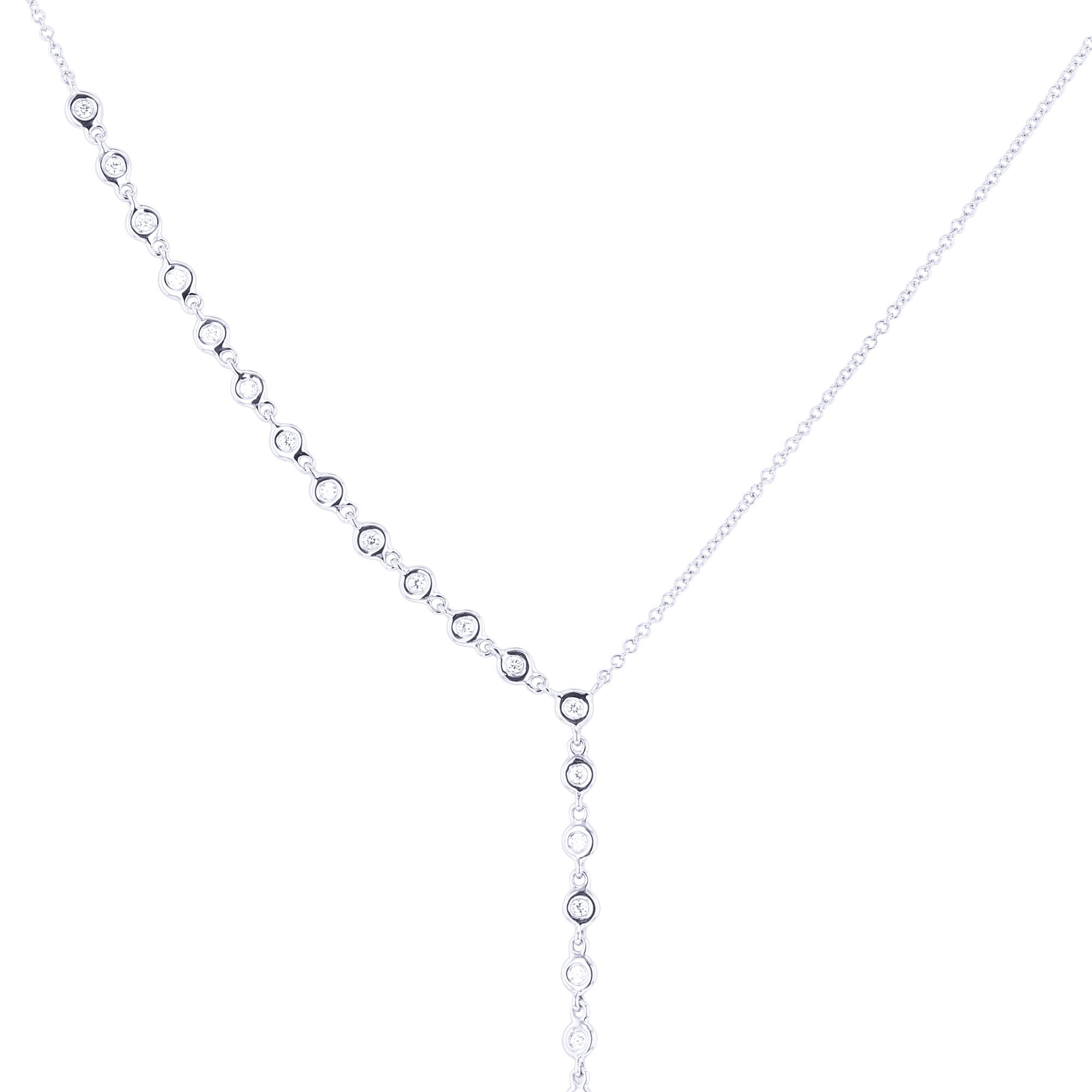 Waterfall Lariat Diamond Necklace