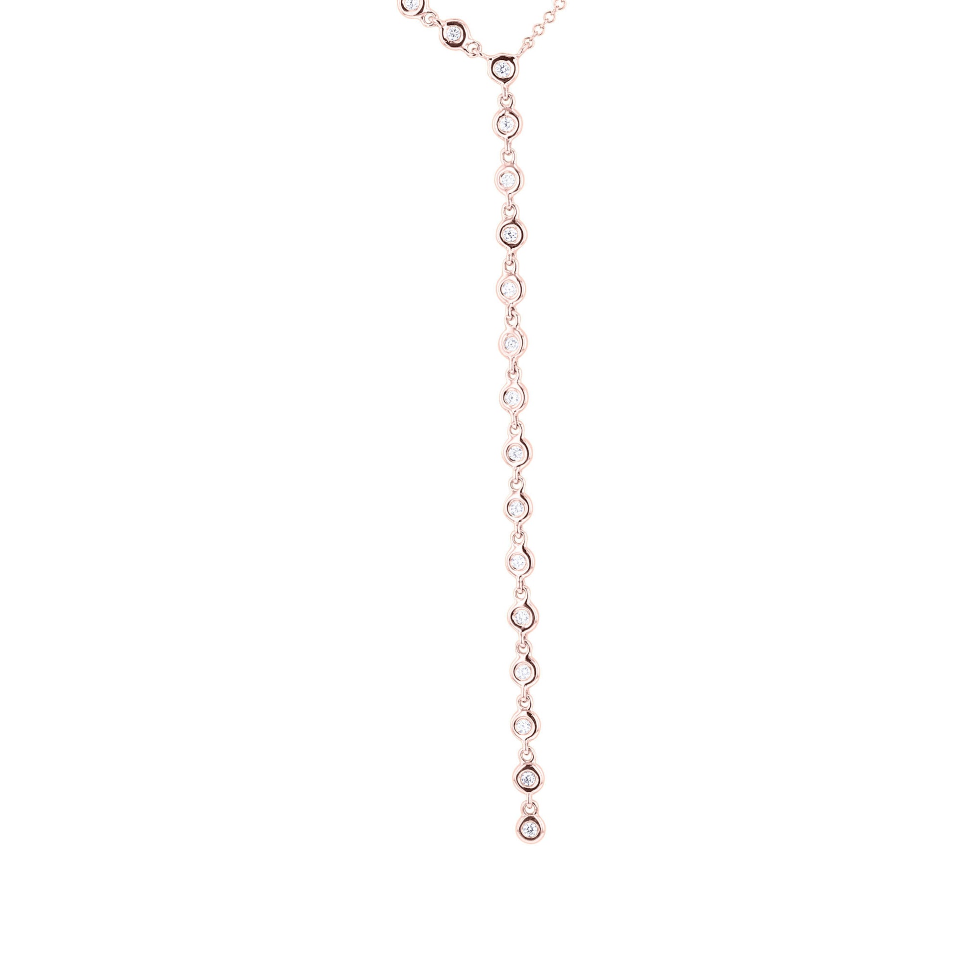 Waterfall Lariat Diamond Necklace
