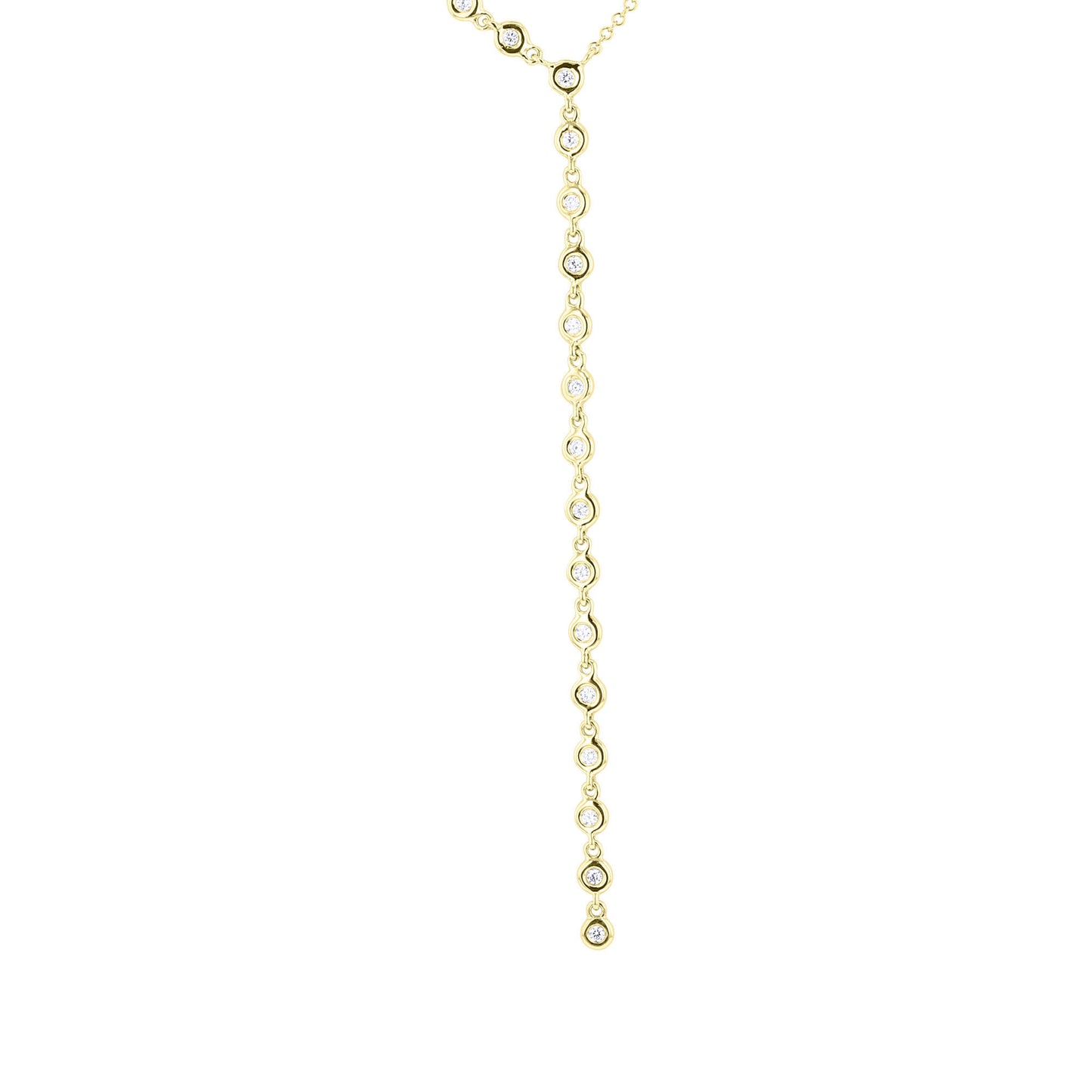 Waterfall Lariat Diamond Necklace