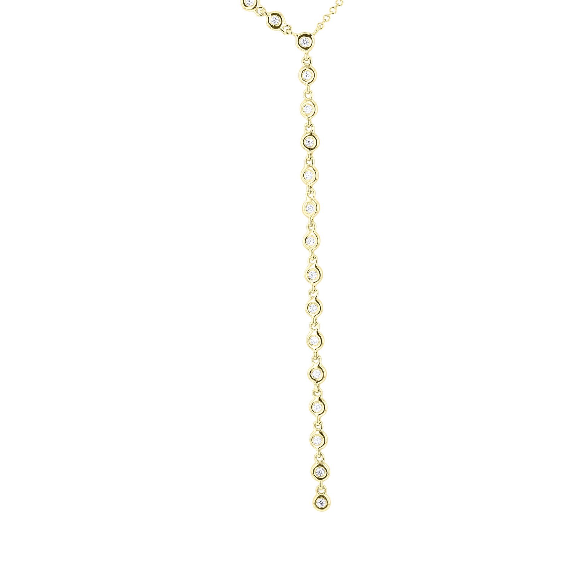 Waterfall Lariat Diamond Necklace