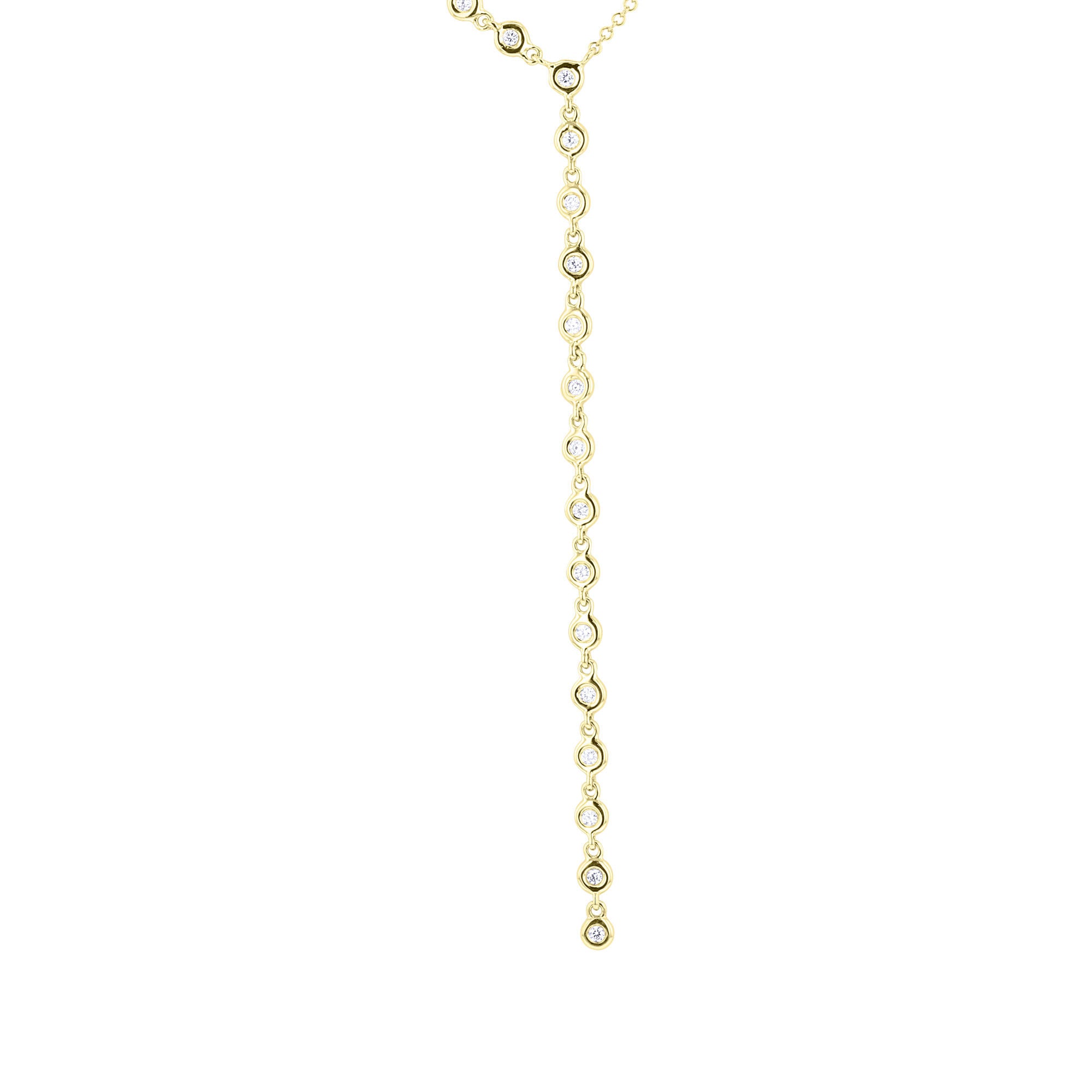 Waterfall Lariat Diamond Necklace