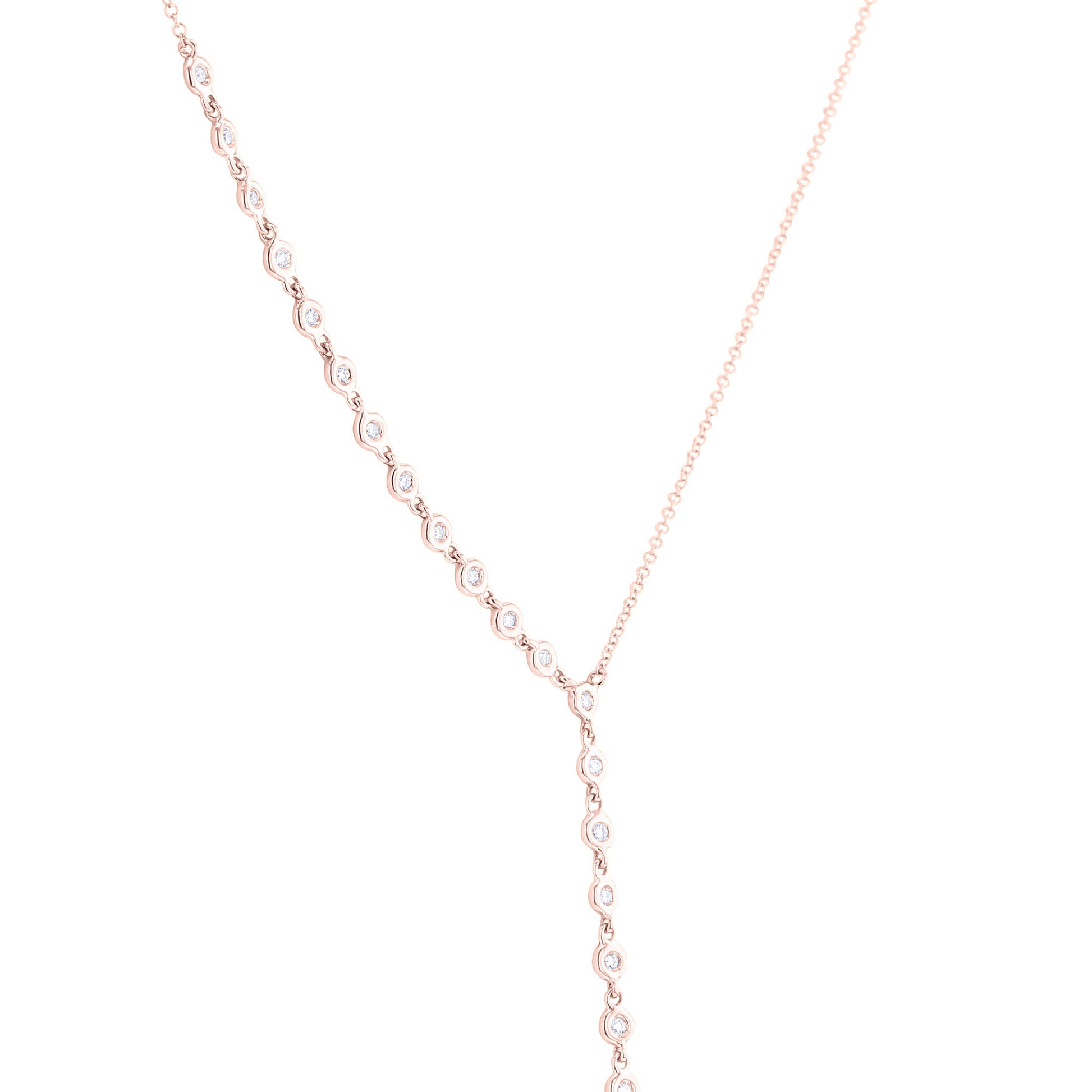 Waterfall Lariat Diamond Necklace