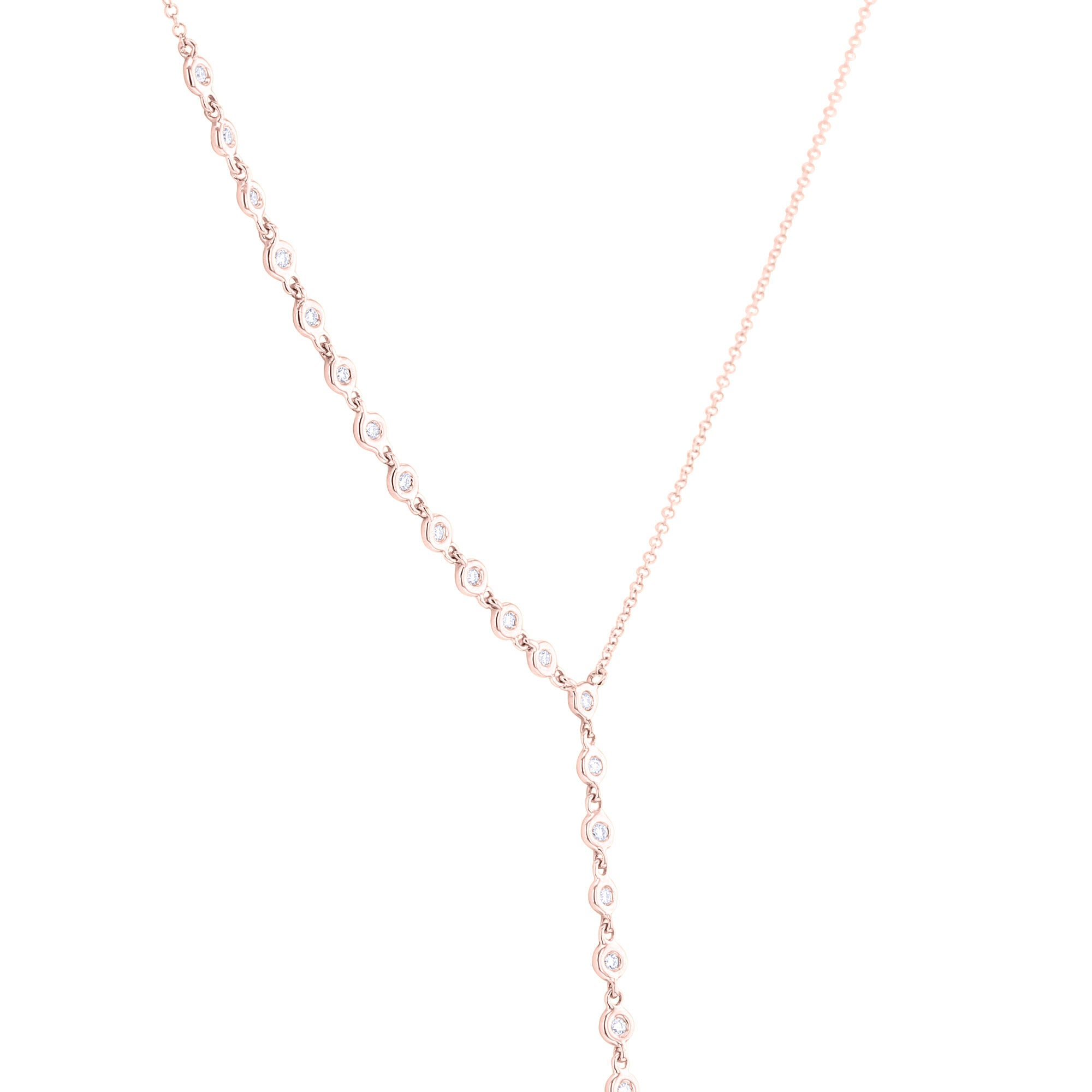 Waterfall Lariat Diamond Necklace