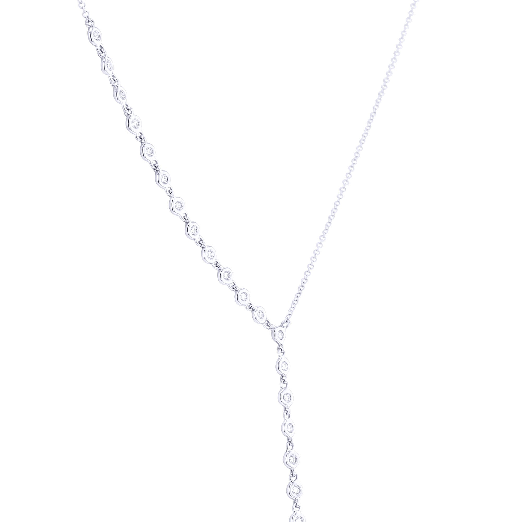Waterfall Lariat Diamond Necklace