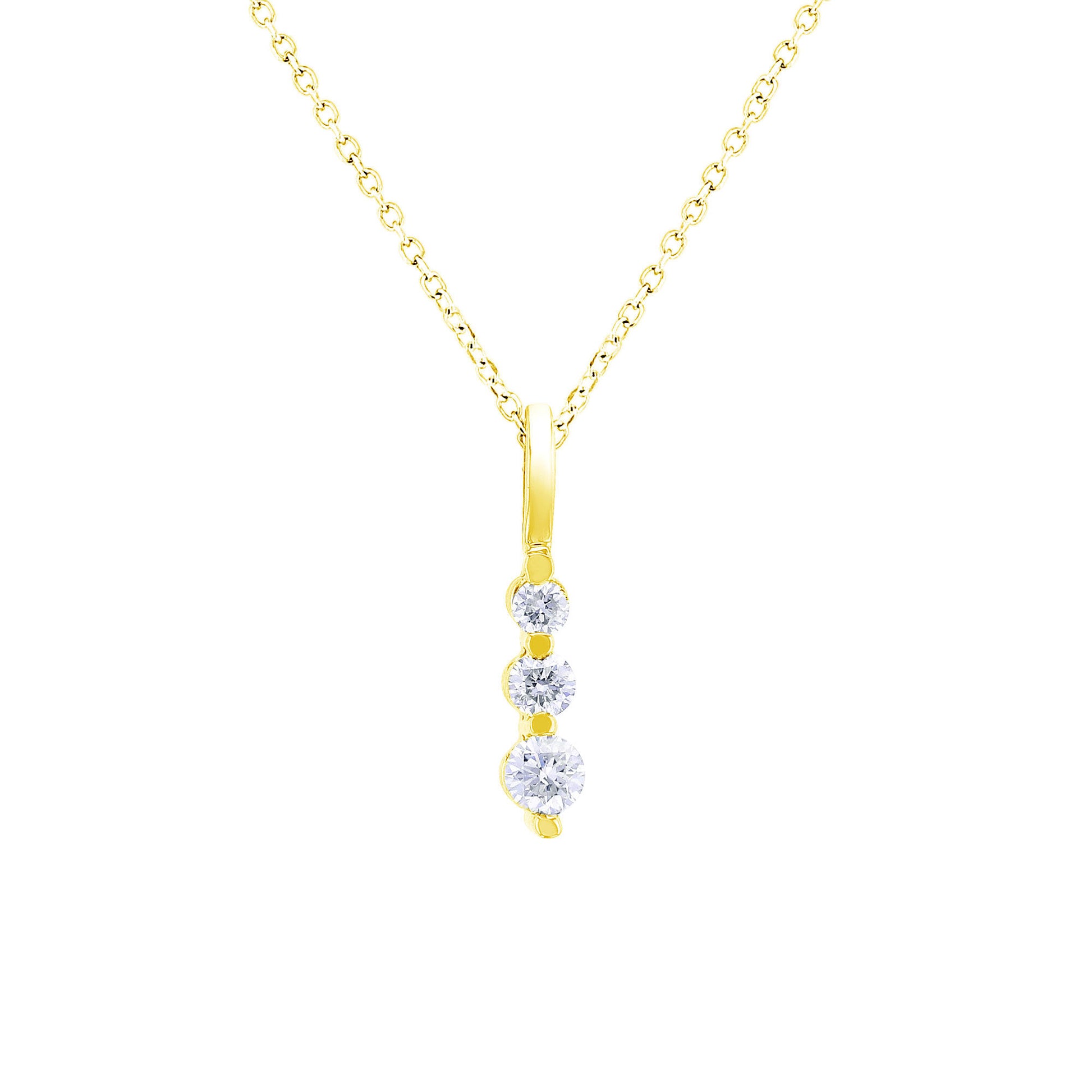 Journey Diamond Necklace 1/4ct