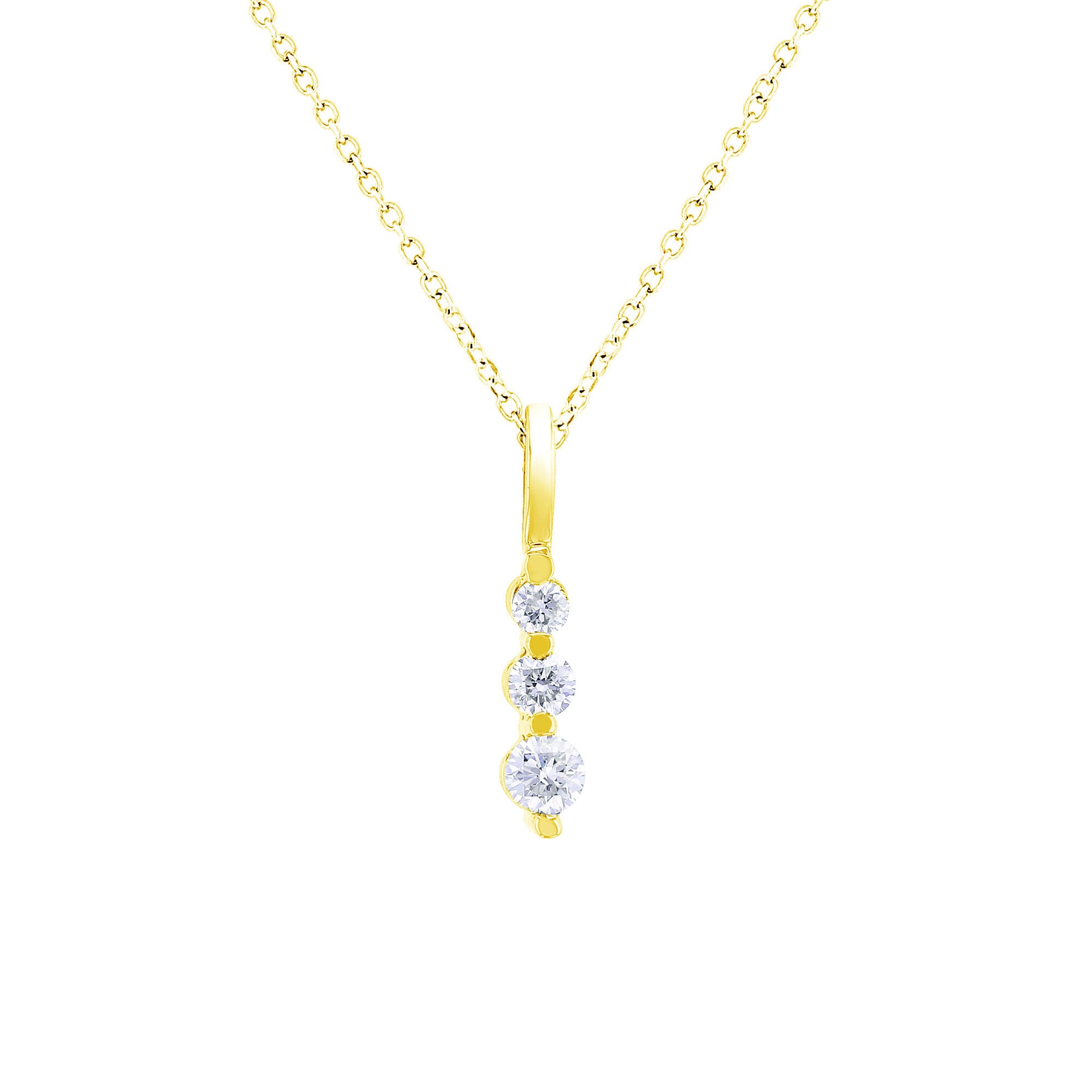 Journey Diamond Necklace 1/4ct