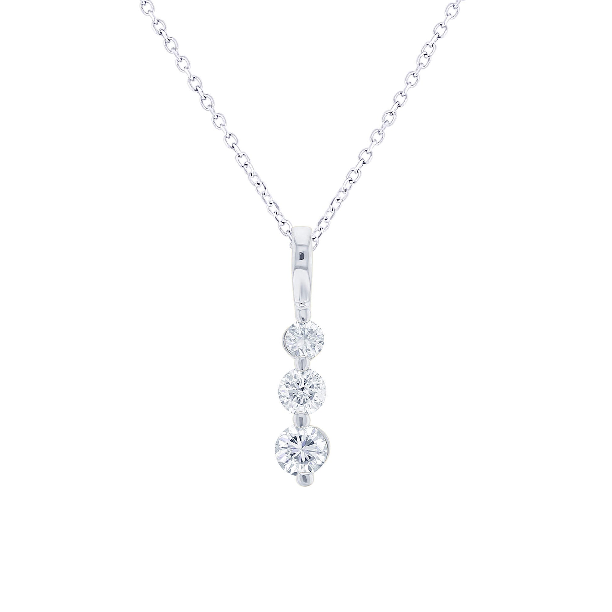 Journey Diamond Necklace 1/2ct