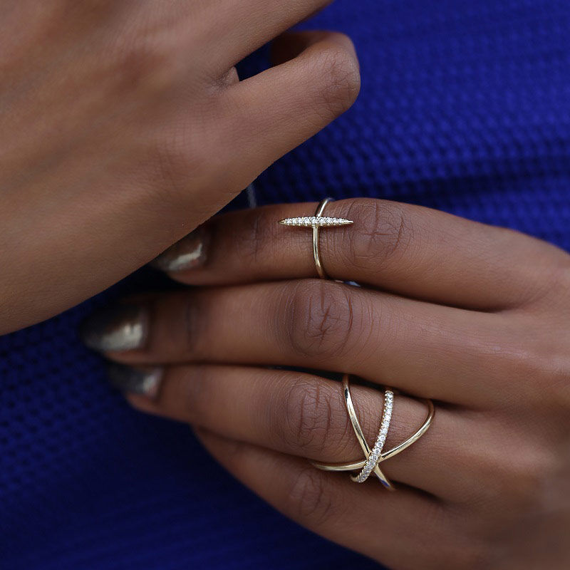Karma Midi Diamond Ring