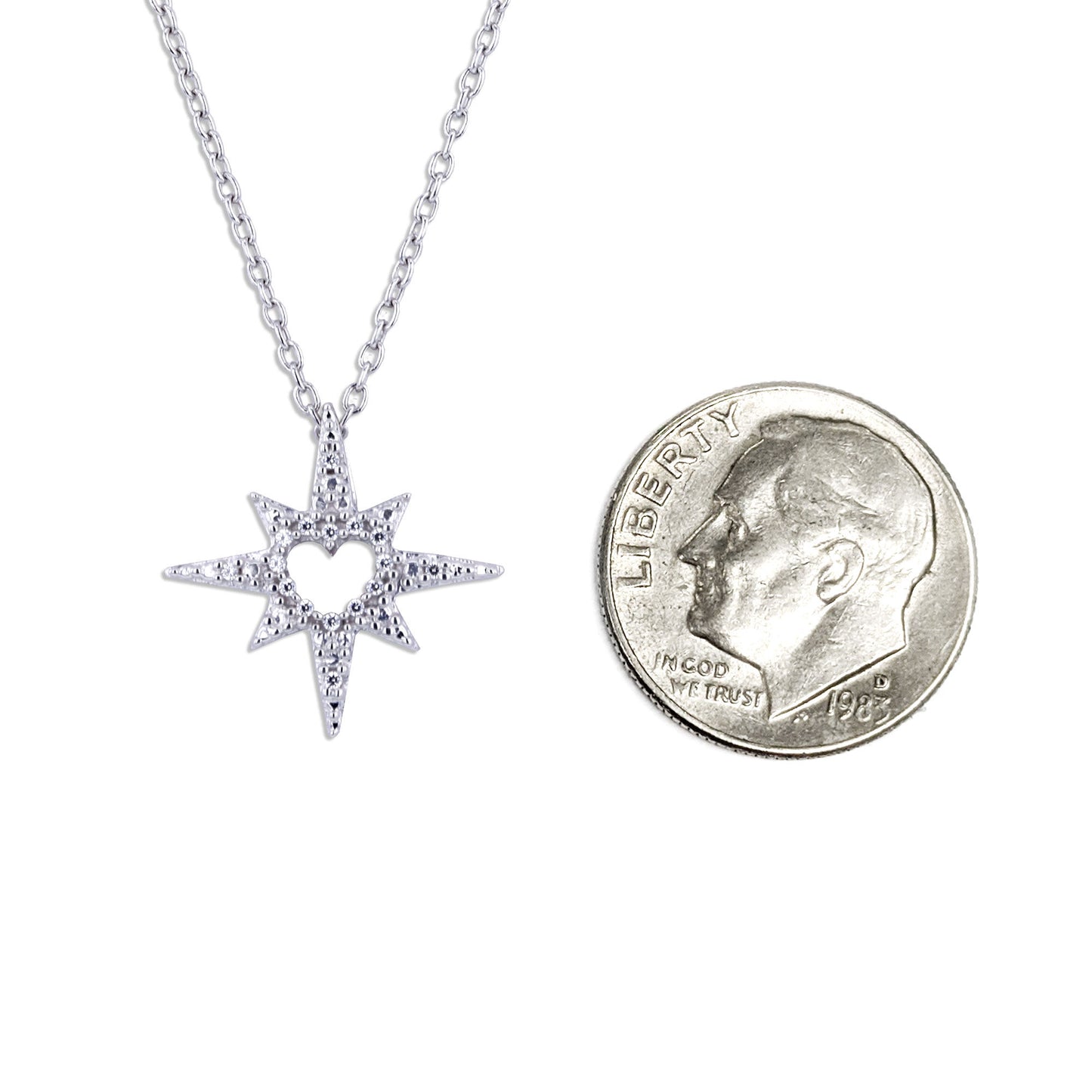 Star of Love Diamond Necklace