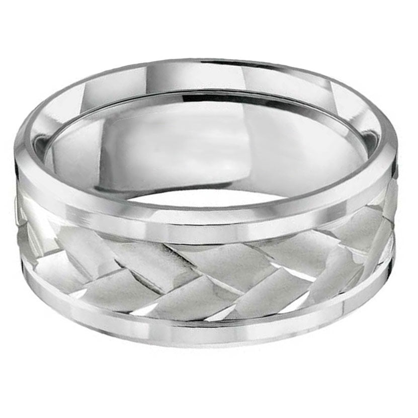 Braided 9mm Wedding Ring
