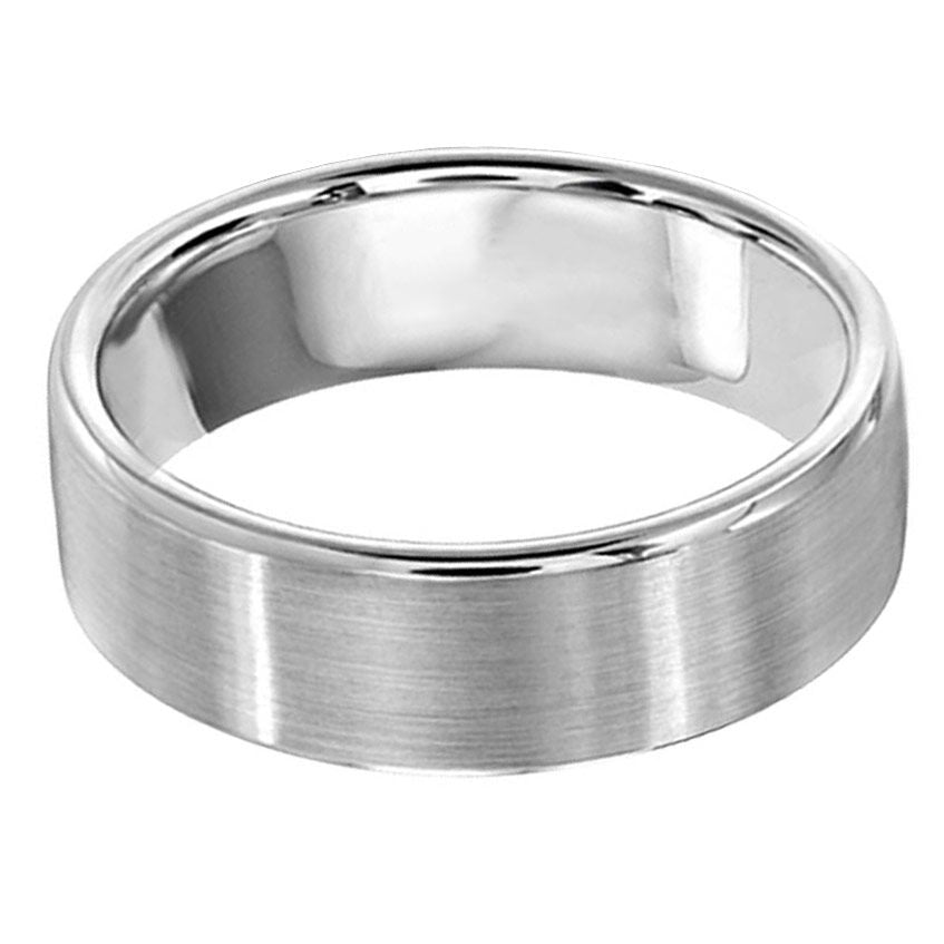 Flat Sandpaper 7mm Wedding Ring
