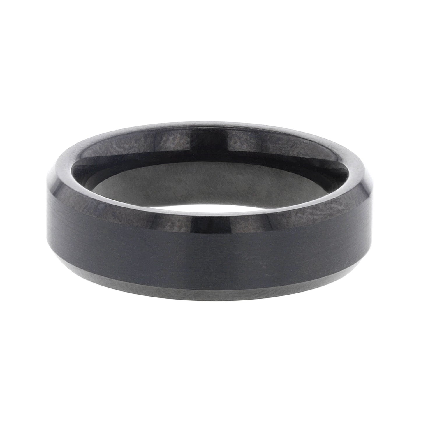 Rio Black Tungsten 6mm Wedding Ring